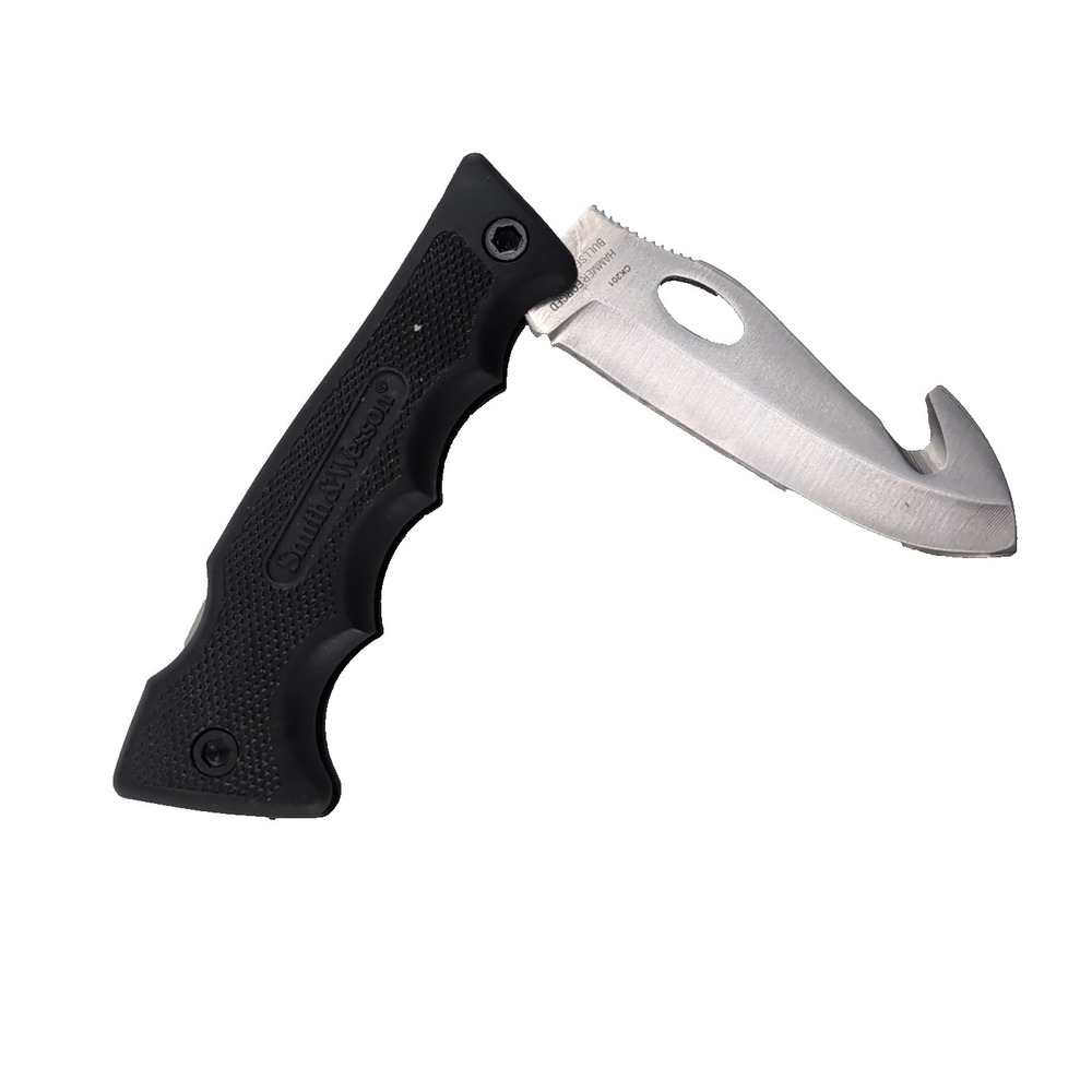 Smith & Wesson CK201 Field Skinner Lockback w/ Guthook Hammer Forged Bullseye
